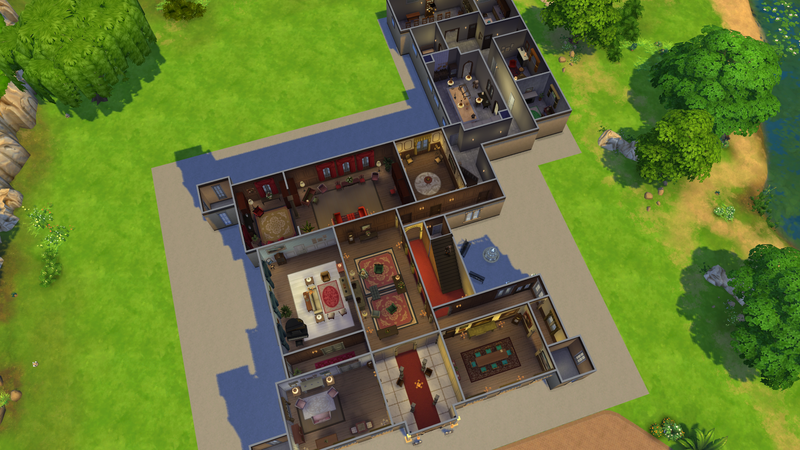 Illustration for article titled Downton Abbey, Made In The Sims 4